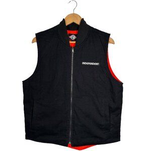 Independent Trucks B/C Groundwork Reversible Vest - Black/Orange Size M
